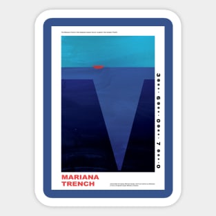 MARIANA TRENCH Sticker